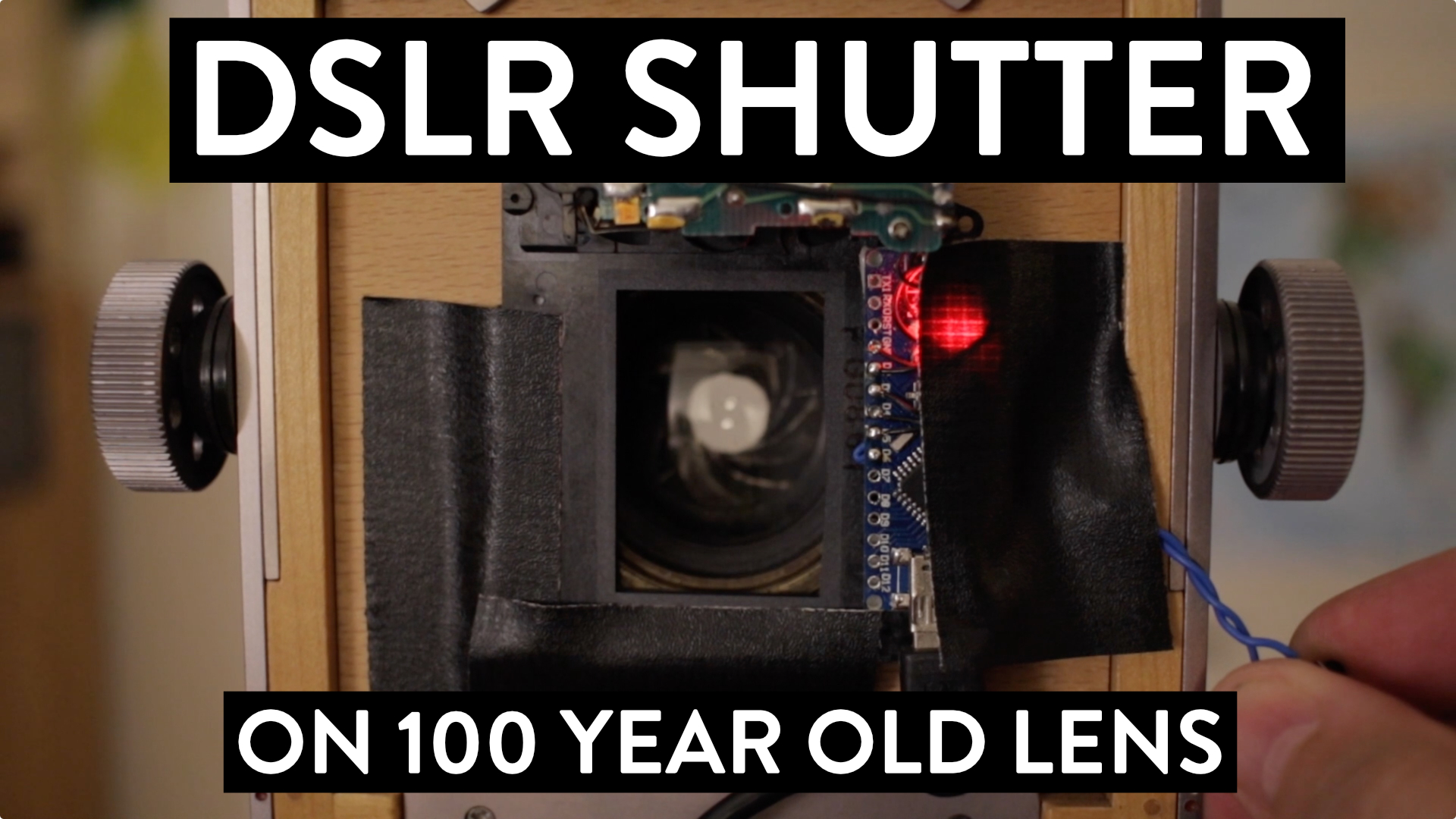 🇬🇧 The DSLR Shutter and the 100 Year Old Lens